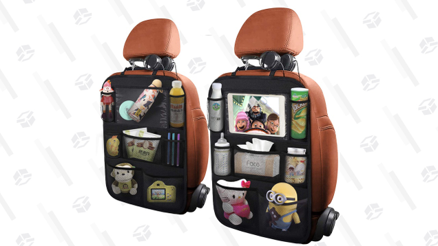Two-Pack Backseat Organizers With Tablet Holders | $14 | Amazon | Promo code VJTZR7BM